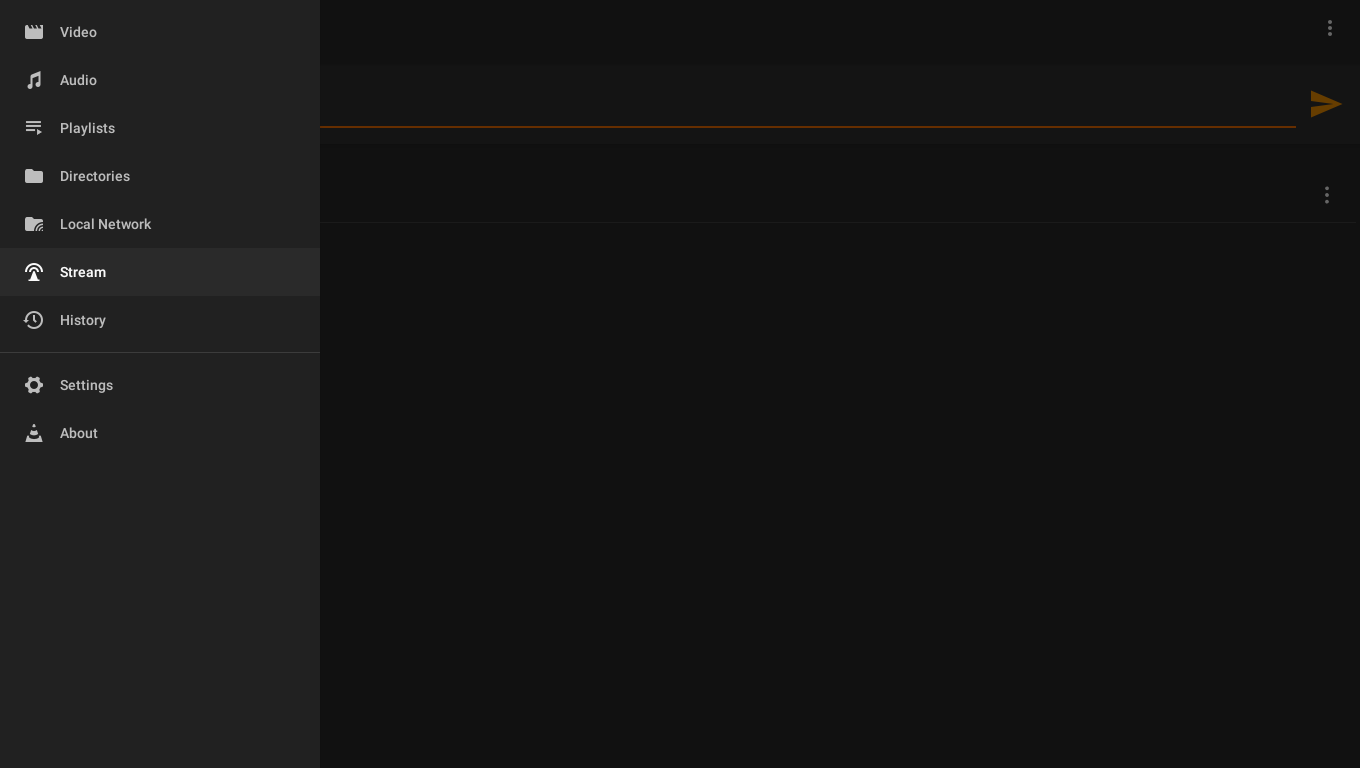 VLC Network Panel Android